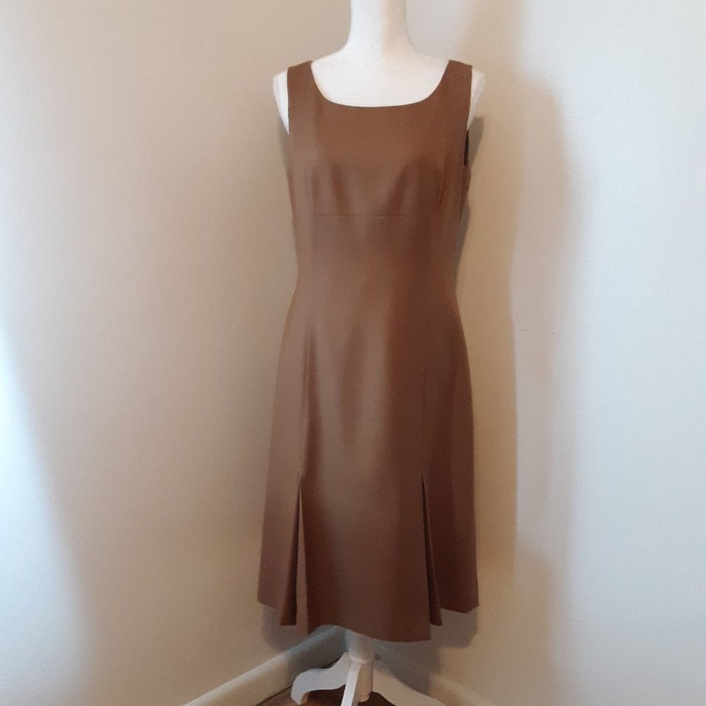 Ann Taylor Brown Sheath Dress